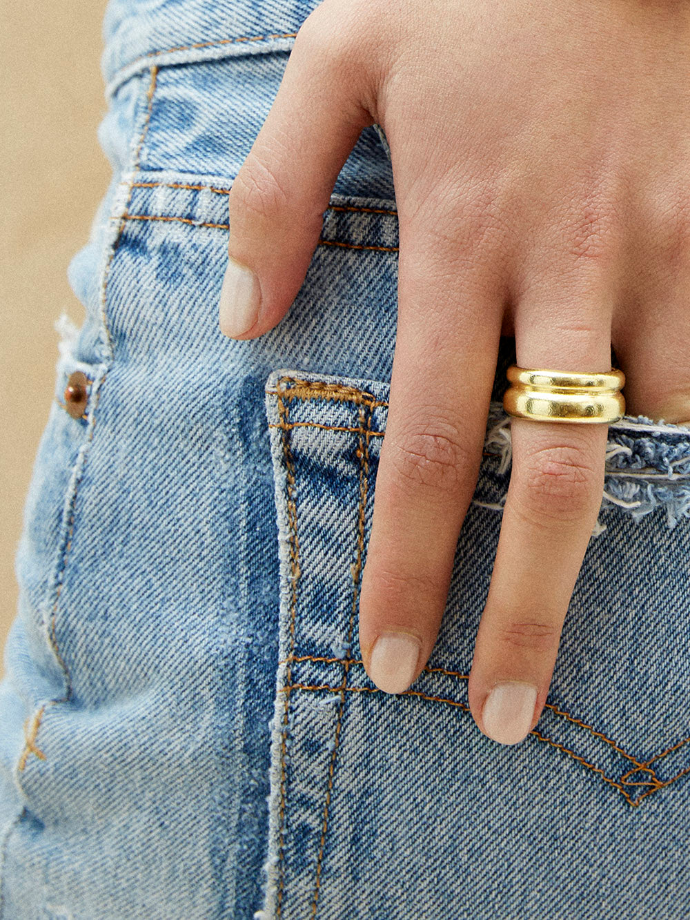 Hey you | 14K Gold Plated